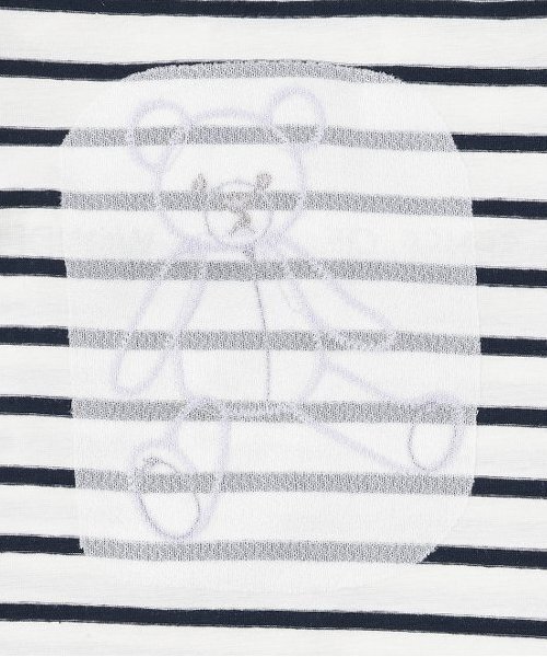 sense of wonder（センスオブワンダー）の「リバティクマアップリケＴシャツ（Tシャツ/カットソー・キッズ・ピンク/ネイビー・80ｃｍ/100cm/110cm/120cm/130cm/90cm）」の8枚目の写真