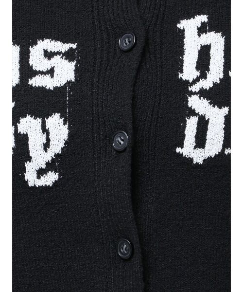 GYDA（ジェイダ）の「Posher GYDAパイルニットカーディガン（カーディガン/ボレロ・レディース・オフホワイト/ブラック・FREE）」の18枚目の写真