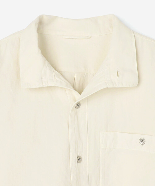 Kaptain Sunshine（キャプテン サンシャイン）の「KAPTAIN SUNSHINE | スタンドカラースモック WOMEN（シャツ/ブラウス・レディース・ブラック/アイボリー・34）」の12枚目の写真