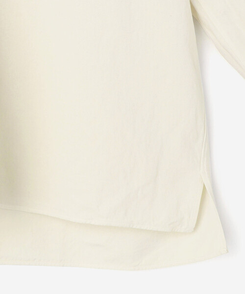 Kaptain Sunshine（キャプテン サンシャイン）の「KAPTAIN SUNSHINE | スタンドカラースモック WOMEN（シャツ/ブラウス・レディース・ブラック/アイボリー・34）」の10枚目の写真