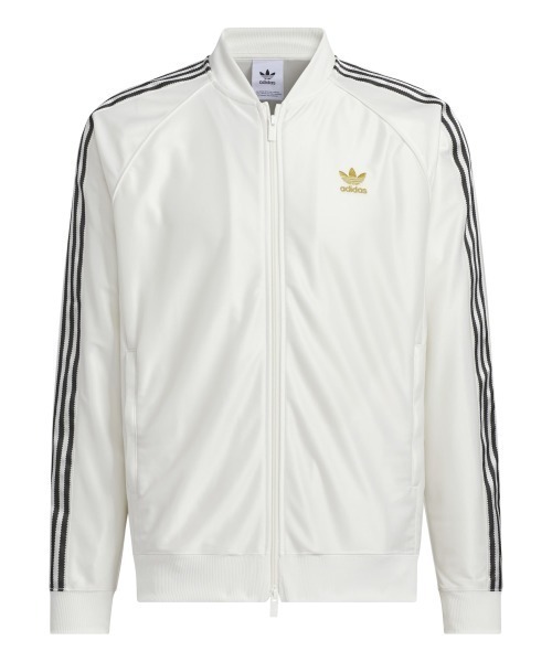 adidas SST トラックトップス ワンダーホワイト×カレッジグリーン(S) SST トラックトップ ワンダーホワイト×カレッジグリーン