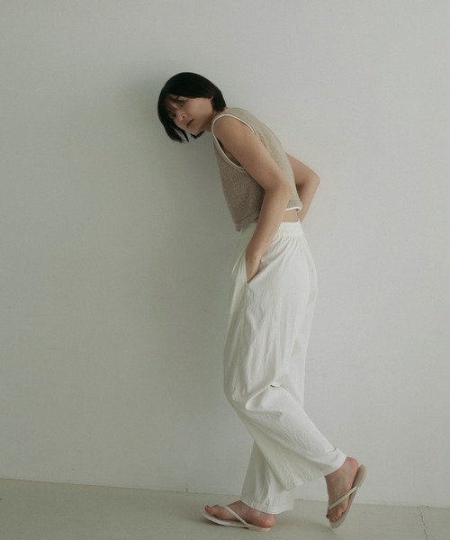 anuke（アンヌーク）の「Lowgauge Short Knit（ニット/セーター
