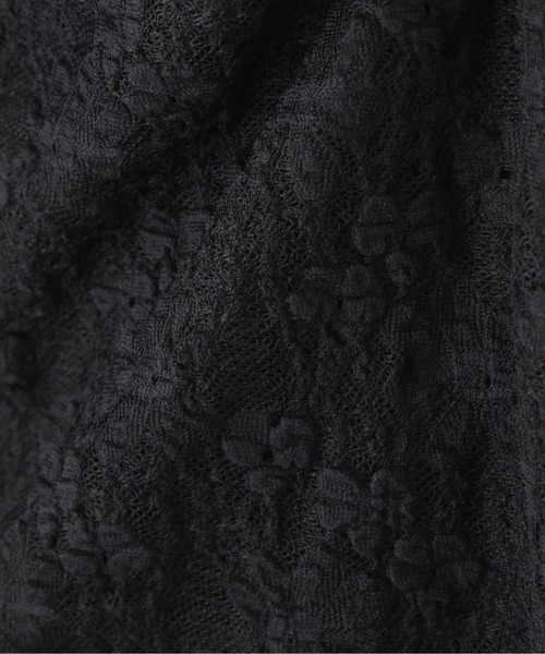 JILL by JILL STUART(ジルバイジルスチュアート)の「◇ギャザースリーブレースTシャツ(Tシャツ/カットソー・レディース・ホワイト/ブラック・FREE)」の6枚目の写真