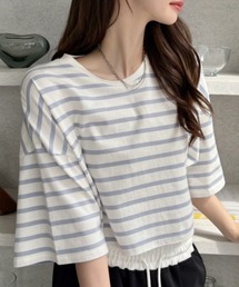 ベーシックショート丈Tシャツ