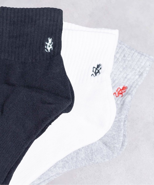Gramicci（グラミチ）の「◆GRAMICCI◆BASIC SHORT SOCKS（ソックス/靴下・メンズ・ホワイト/ブラック/その他・25-27/23-25）」の8枚目の写真