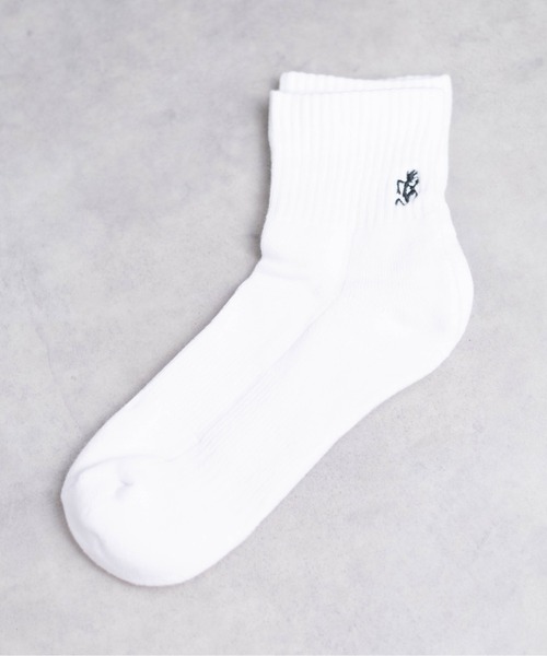 Gramicci（グラミチ）の「◆GRAMICCI◆BASIC SHORT SOCKS（ソックス/靴下・メンズ・ホワイト/ブラック/その他・25-27/23-25）」の5枚目の写真