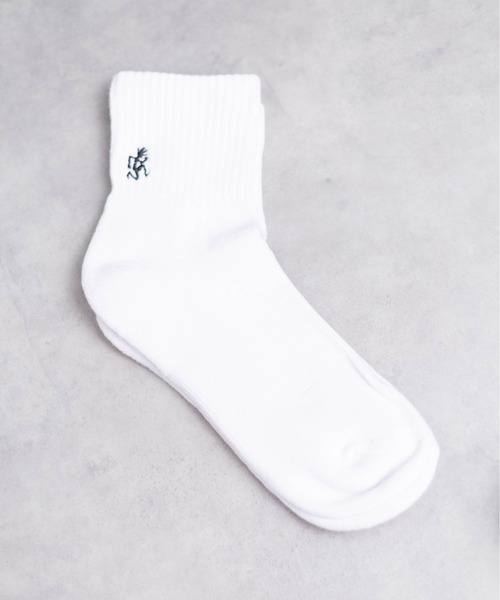 Gramicci（グラミチ）の「◆GRAMICCI◆BASIC SHORT SOCKS（ソックス/靴下・メンズ・ホワイト/ブラック/その他・25-27/23-25）」の4枚目の写真