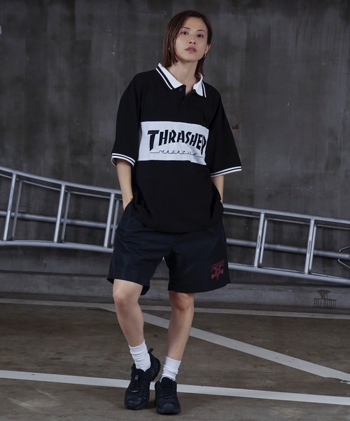 THRASHER(スラッシャー)の「Skate Goat SHORTS / スラッシャースケートゴートショーツ(その他パンツ・メンズ・ライトピンク/ブラック・X-LARGE/LARGE/MEDIUM)」の13枚目の写真