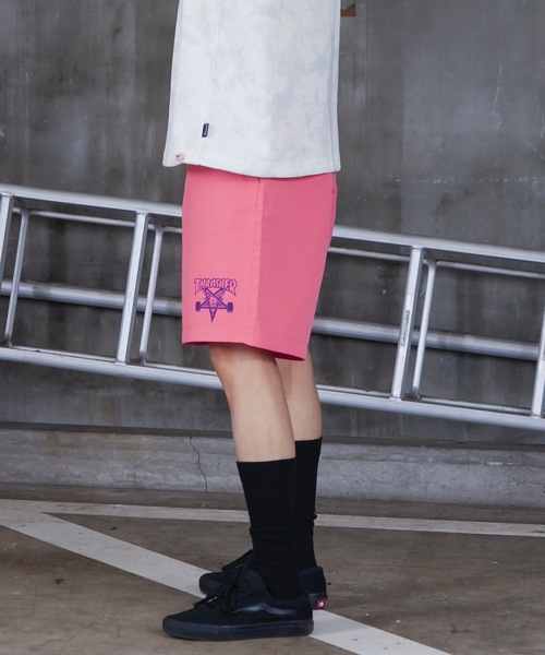 THRASHER(スラッシャー)の「Skate Goat SHORTS / スラッシャースケートゴートショーツ(その他パンツ・メンズ・ライトピンク/ブラック・X-LARGE/LARGE/MEDIUM)」の12枚目の写真