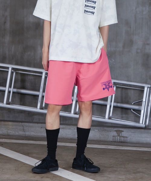 THRASHER(スラッシャー)の「Skate Goat SHORTS / スラッシャースケートゴートショーツ(その他パンツ・メンズ・ライトピンク/ブラック・X-LARGE/LARGE/MEDIUM)」の10枚目の写真