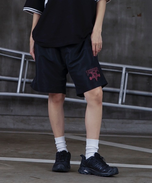 THRASHER(スラッシャー)の「Skate Goat SHORTS / スラッシャースケートゴートショーツ(その他パンツ・メンズ・ライトピンク/ブラック・X-LARGE/LARGE/MEDIUM)」の3枚目の写真