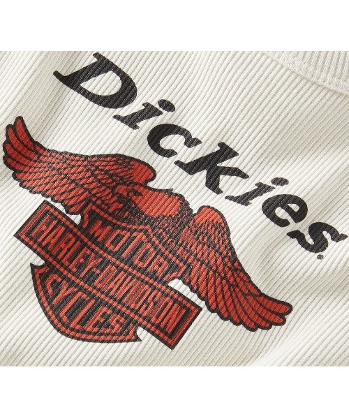 tシャツ Dickies(R) x H-D(R)レーサーバッククロップドイーグルタンク レディース Dickies(R) x H-D(R)レーサーバッククロップドイーグルタンク（T