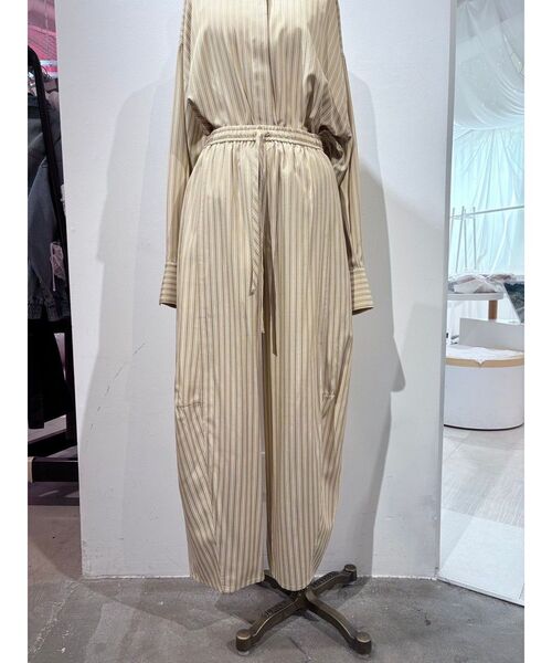 Htage（テージ）の「【Htage】カーブデザインストライプパンツ（その他パンツ・レディース・ブルー/ベージュ・FREE）」の10枚目の写真