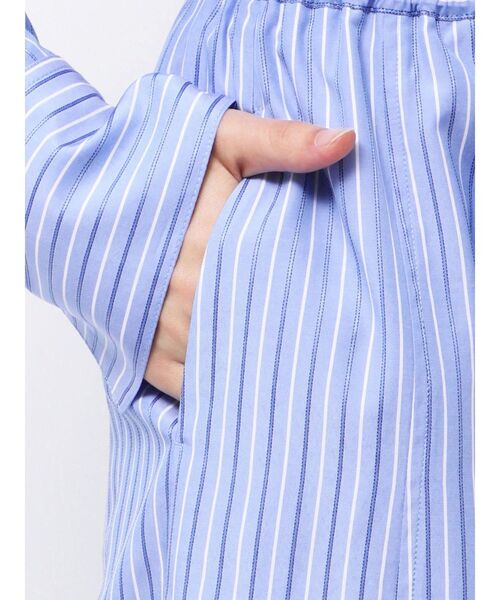 Htage（テージ）の「【Htage】カーブデザインストライプパンツ（その他パンツ・レディース・ブルー/ベージュ・FREE）」の16枚目の写真