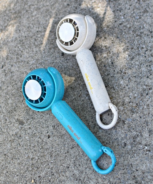 niko and...（ニコアンド）の「【FIZZ&RICH PARLOR】ペルチェファン（アウトドアグッズ・レディース・ブルー/オフホワイト・0）」の22枚目の写真