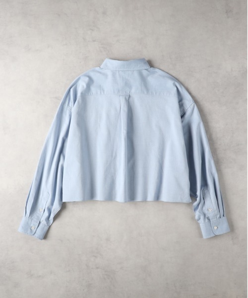 BEVERLY HILLS POLO CLUB(ビバリーヒルズポロクラブ)の「BEVERLY HILLS POLO CLUB(ビバリーヒルズポロクラブ)【レディース】【限定展開】クロップド丈シャツ(シャツ/ブラウス・レディース・イエロー/ホワイト/ブラック/ブルー/グリーン・S)」の6枚目の写真