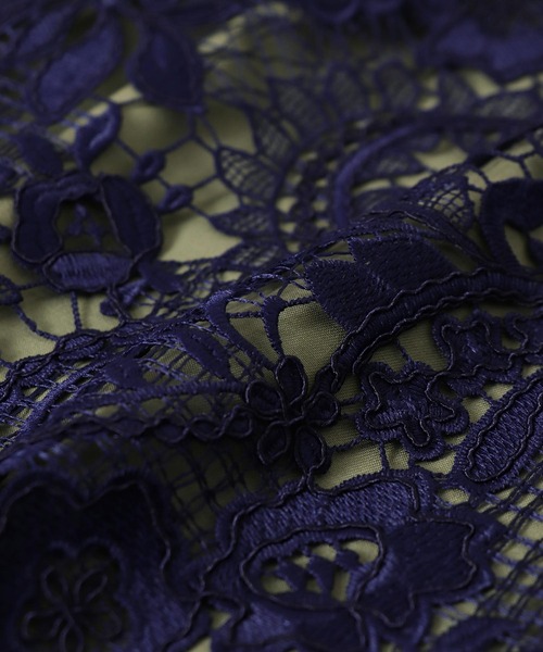 DRESSLAVE（ドレスレイブ）の「motief lace midi skirt(モチーフレースミディスカート)（スカート・レディース・ホワイト/ネイビー・38/36）」の20枚目の写真
