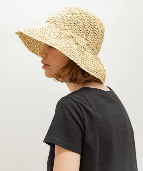 URBAN RESEARCH Sonny Label（アーバンリサーチサニーレーベル）の「折り畳みペーパーハット（ハット・レディース・キャメル/ベージュ・ONE）」の11枚目の写真