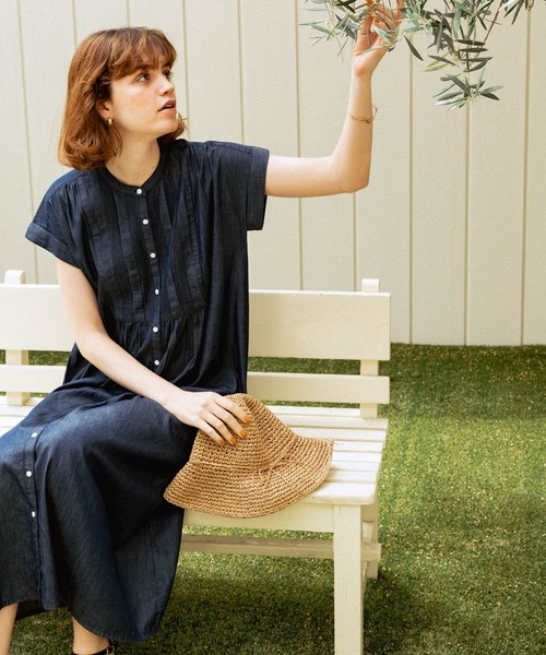 URBAN RESEARCH Sonny Label（アーバンリサーチサニーレーベル）の「折り畳みペーパーハット（ハット・レディース・キャメル/ベージュ・ONE）」の19枚目の写真