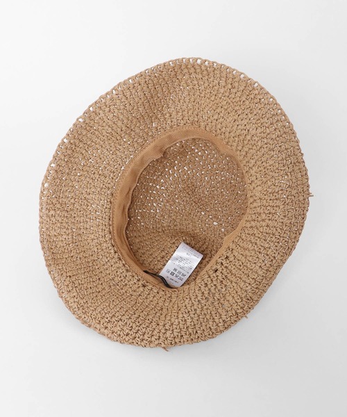 URBAN RESEARCH Sonny Label（アーバンリサーチサニーレーベル）の「折り畳みペーパーハット（ハット・レディース・キャメル/ベージュ・ONE）」の4枚目の写真