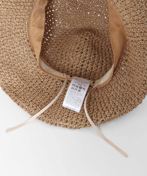 URBAN RESEARCH Sonny Label（アーバンリサーチサニーレーベル）の「折り畳みペーパーハット（ハット・レディース・キャメル/ベージュ・ONE）」の5枚目の写真