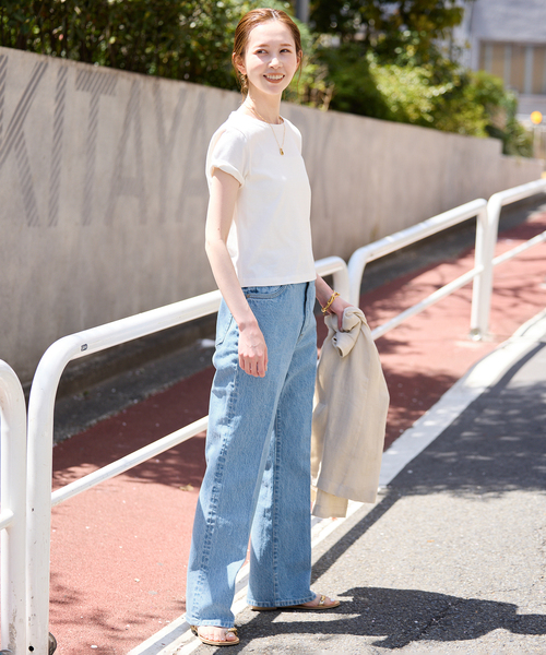 即完売SLOBE IENA LE DENIM スリムレングス ●カレンソロジー セール】LE DENIM スリムフレアレングス（その他パンツ）｜SLOBE