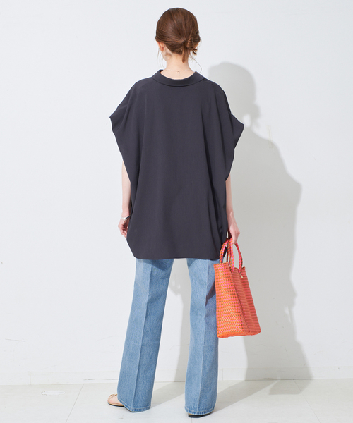 SLOBE IENA(スローブイエナ)の「LE DENIM スリムフレアレングス(その他パンツ・レディース・サックスブルー・34/36/38/40)」の9枚目の写真