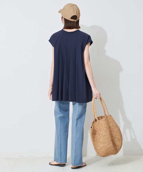 SLOBE IENA(スローブイエナ)の「LE DENIM スリムフレアレングス(その他パンツ・レディース・サックスブルー・34/36/38/40)」の16枚目の写真