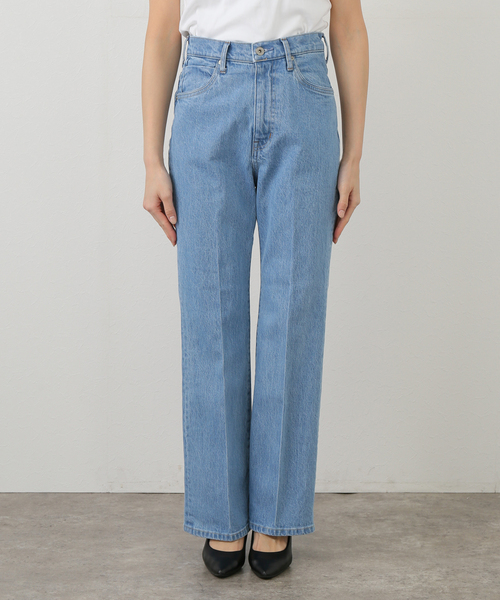 SLOBE IENA(スローブイエナ)の「LE DENIM スリムフレアレングス(その他パンツ・レディース・サックスブルー・34/36/38/40)」の19枚目の写真