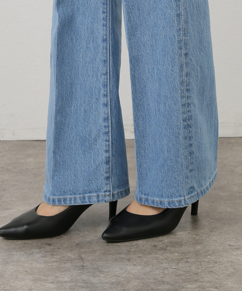 【ポニコ】SLOBE IENA LE DENIM スリムフレアレングス セール】LE DENIM スリムフレアレングス（その他パンツ）｜SLOBE