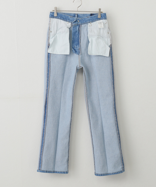 【ポニコ】SLOBE IENA LE DENIM スリムフレアレングス セール】LE DENIM スリムフレアレングス（その他パンツ）｜SLOBE