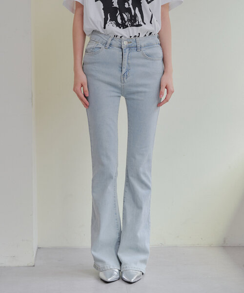 Another Branch olive des olive(アナザーブランチオリーブデオリーブ)の「【伸縮性あり / 脚長美脚シルエット】セミフレアデニム(デニムパンツ・レディース・その他/ブラック・SMALL/MEDIUM/FREE)」の18枚目の写真