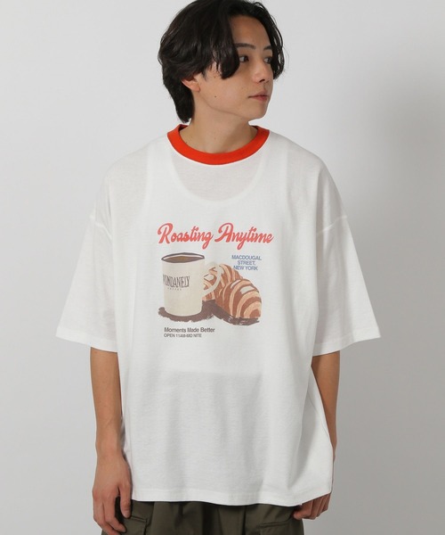 LAKOLE（ラコレ）の「ナシジリンガーT / 452697（Tシャツ/カットソー・メンズ・ブラック/ネイビー/レッド・MEDIUM/LARGE）」の3枚目の写真