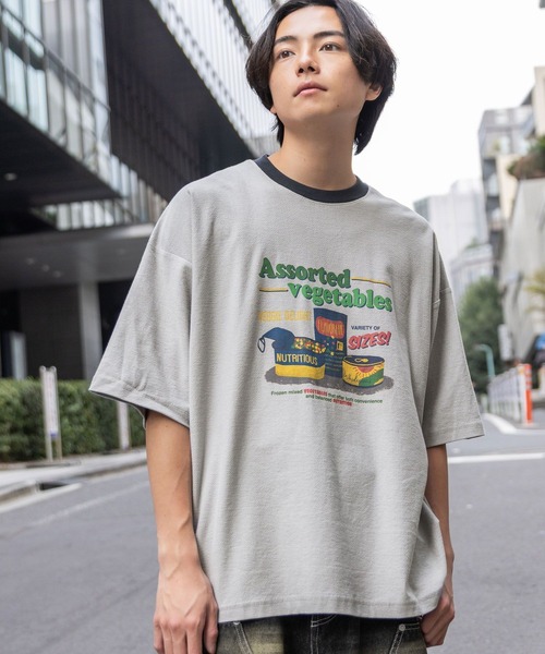 LAKOLE（ラコレ）の「ナシジリンガーT / 452697（Tシャツ/カットソー・メンズ・ブラック/ネイビー/レッド・MEDIUM/LARGE）」の2枚目の写真