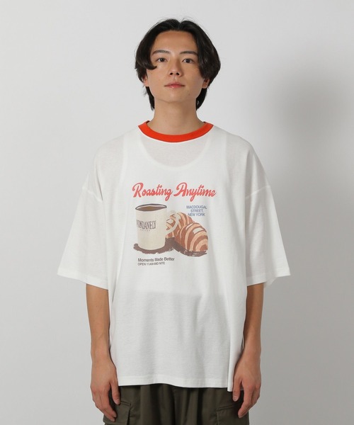 LAKOLE（ラコレ）の「ナシジリンガーT / 452697（Tシャツ/カットソー・メンズ・ブラック/ネイビー/レッド・MEDIUM/LARGE）」の11枚目の写真