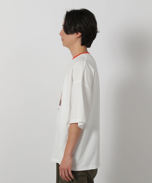 LAKOLE（ラコレ）の「ナシジリンガーT / 452697（Tシャツ/カットソー・メンズ・ブラック/ネイビー/レッド・MEDIUM/LARGE）」の12枚目の写真