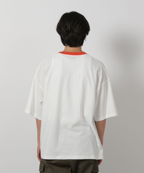 LAKOLE（ラコレ）の「ナシジリンガーT / 452697（Tシャツ/カットソー・メンズ・ブラック/ネイビー/レッド・MEDIUM/LARGE）」の13枚目の写真