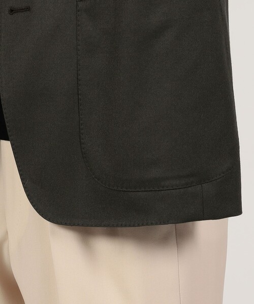 Caruso(カルーゾ)の「CARUSO BUTTERFLY JK ウールシングルブレステッド 2Bジャケット(テーラードジャケット・メンズ・グリーン/ブラウン・48/46)」の10枚目の写真