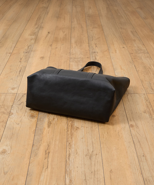 SLOW（スロウ）の「SLOW スロウ / cb-2waytote- クロムステアレザー2WAYトートバッグ レザービッグトートバッグ / 858S50R（トートバッグ・メンズ・ブラック/チョコ・FREE）」の20枚目の写真