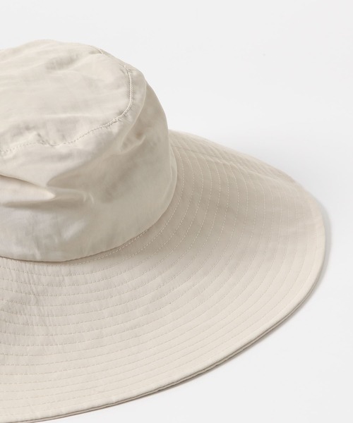 URBAN RESEARCH DOORS（アーバンリサーチドアーズ）の「ウォッシャブルツバ広ハット（ハット・レディース・ライトベージュ/ブラック・ONE）」の11枚目の写真