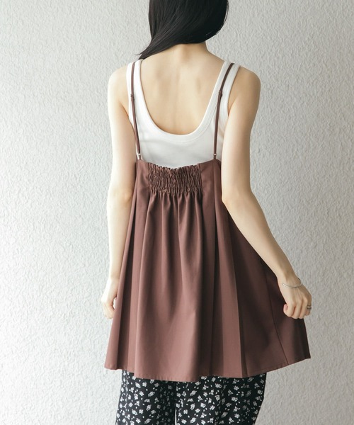 み*ん様 【KBF】タックプリーツミニワンピース/ブラウン/新品/週末まで出品 み*ん様 【KBF】タックプリーツミニワンピース/ブラウン/新品
