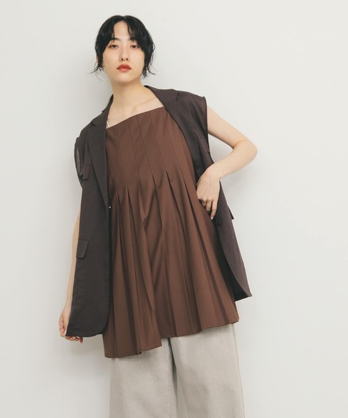 み*ん様 【KBF】タックプリーツミニワンピース/ブラウン/新品/週末まで出品 4225970_base.jpg