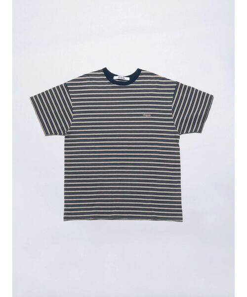VEQUM(VEQUM)の「【VEQUM】HIGH GAUGE BORDER T SHIRT(Tシャツ/カットソー・レディース・ネイビー/グリーン/アイボリー・FREE)」の7枚目の写真