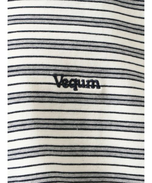 VEQUM(VEQUM)の「【VEQUM】HIGH GAUGE BORDER T SHIRT(Tシャツ/カットソー・レディース・ネイビー/グリーン/アイボリー・FREE)」の14枚目の写真