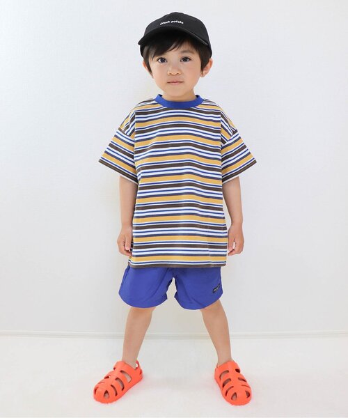 BREEZE(ブリーズ)の「【WEB限定/ジュニア対応】ナイロンアクティブハーフパンツ(その他パンツ・キッズ・ベージュ/ロイヤルブルー/オレンジ/サックスブルー/ライム/レインボー/ブラウン/グリーン/ピンク/ブラック・90/110/150/120/130/100/140)」の11枚目の写真
