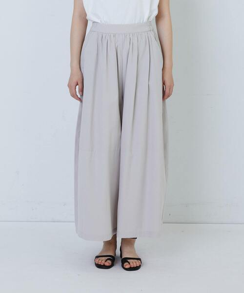 LOISIR（ロワズィール）の「コットンワッシャーローンボトルシルエットパンツ（その他パンツ・レディース・ベージュ・FREE）」の5枚目の写真