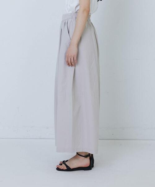 LOISIR（ロワズィール）の「コットンワッシャーローンボトルシルエットパンツ（その他パンツ・レディース・ベージュ・FREE）」の8枚目の写真