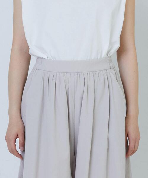 LOISIR（ロワズィール）の「コットンワッシャーローンボトルシルエットパンツ（その他パンツ・レディース・ベージュ・FREE）」の10枚目の写真