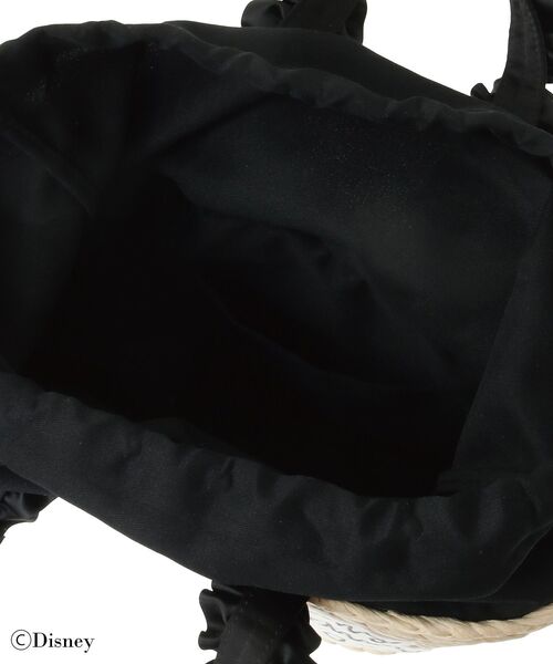 Disney（ディズニー）の「Mickey Mouse/フリルハンドルカゴバッグ（かごバッグ・レディース・ブラック・FREE）」の11枚目の写真