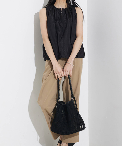 soeur（スール）の「●SOUER/メッシュトート（トートバッグ・レディース・ライトグレー/ブラック・フリー）」の7枚目の写真